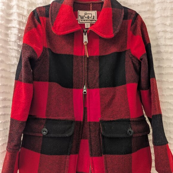 Woolrich rare plaid wool vintage jacket - Picture 3 of 10